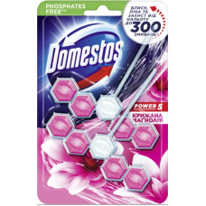 Блок для очищення унітаза Domestos Power 5 Крижана магнолія, 55 г